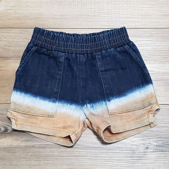 Tiny Whales Boys Size 5 Elastic Waist Retro Dad Shorts Bundle of 2 - Picture 3 of 3